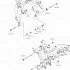 Ninja 650 (EX650JKF) Крепление двигателя