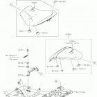 Ninja 650 (EX650KKFA) Сиденье