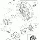 VULCAN S (EN650EHF) Заднее колесо  /  цепь