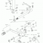 Z125 PRO (BR125JJS) Механизм переключения передач
