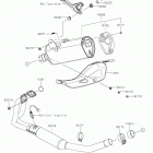 NINJA 400 ABS Глушитель