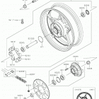 Z650 (ER650HHF) Заднее колесо  /  цепь