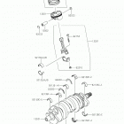NINJA ZX-6R ABS Crankshaft  /  piston(s)