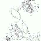 KLX110L (KLX110DKF) Крышки двигателя