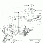 VERSYS 650 (KLE650FKFA) Обтекатель сидения