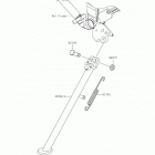 KLX250 Подножка