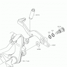 KLX140L (KLX140BKF) Педаль тормоза