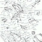 Ninja 1000 (ZX1000WHF) Cowling lowers(wkf)