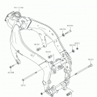 NINJA ZX-6R ABS Крепление двигателя