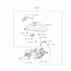 NINJA 400 ABS Accessory(single seat cover)