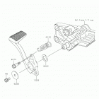 CONCOURS14 ABS Педаль тормоза
