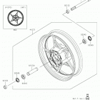 Z650 (ER650HHF) Переднее колесо