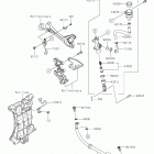 Ninja 400 Задний торм цилиндр