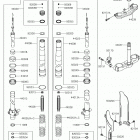 KX100 (KX100FKF) Передняя вилка