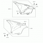 KX100 (KX100FKF) Боковые обтекатели
