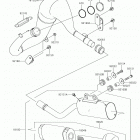 KX65 (KX65AKF) Глушитель