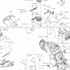 CONCOURS 14 ABS (ZG1400EHF) Топливный бак