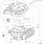 Ninja 400 (EX400HJFA) Картер двигателя
