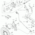 VULCAN S (EN650EHF) Задний тормоз