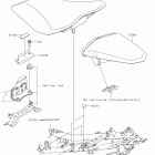 Ninja 400 (EX400HJFA) Сиденье
