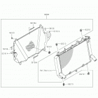 Z900 (ZR900BKF) Accessory(radiator screen)