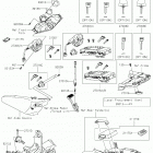 CONCOURS 14 ABS (ZG1400EHF) Замок зажигания  /  замки  /  отражатели