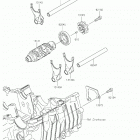 NINJA 400 ABS Шестерни   /  вилки переключения