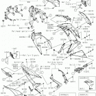 Ninja 650 (EX650KKFA) Обтекатель нижний