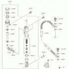 KX100 (KX100FKF) Задний торм цилиндр