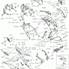 Ninja 650 (EX650JKF) Обтекатель нижний
