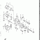 LT230S 1985-1988 Rear caliper (model f / g)