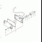 LT230S 1985-1988 Задний фонарь