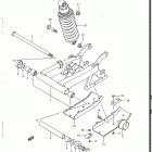 LT230S 1985-1988 Rear swinging arm (model h / j)