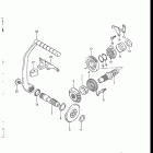 LT230S 1985-1988 Кик стартер