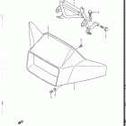 LT230S 1985-1988 Headlamp housing (model h / j)