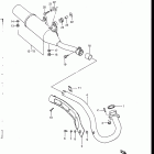 LT230S 1985-1988 Глушитель