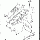 LT230S 1985-1988 Front fender (model f / g)