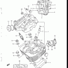 LT230S 1985-1988 Головка цилиндра