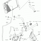 VULCAN S (EN650DHFA) Патрубки охлаждения