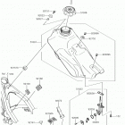 KLX140 Топливный бак