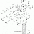 KX100 Задняя подвеска