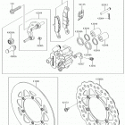 KX100 Передний тормоз