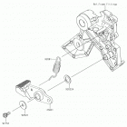 Z650 Педаль тормоза