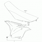 KX100 Сиденье