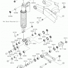 KX450F (KX450HHF) Задняя подвеска