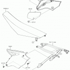 KX450F Боковые обтекатели