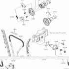 KX450F (KX450HHF) Распредвал(ы)  /  натяжитель