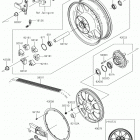 VULCAN 1700 VAQUERO Заднее колесо  /  цепь