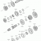 KX450F Трансмиссия