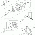 KLR650 (KL650EJS) Задняя ступица колеса